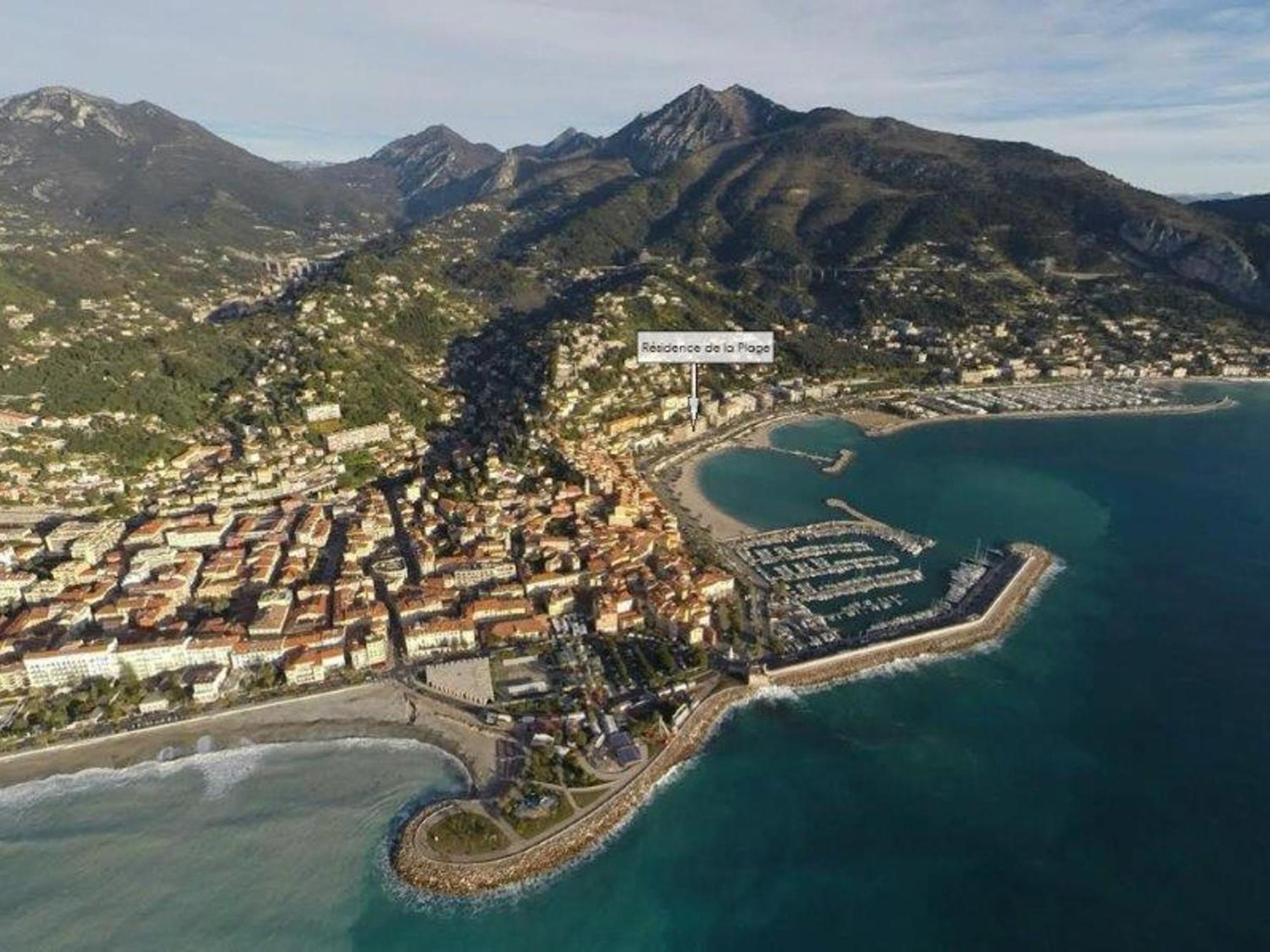 Studio Renove Face Mer Avec Terrasse A Menton, Proche Centre-Ville Et Plages - Fr-1-196-301 Εξωτερικό φωτογραφία